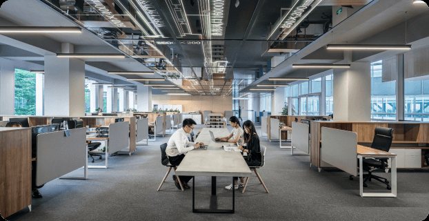 Open-plan office