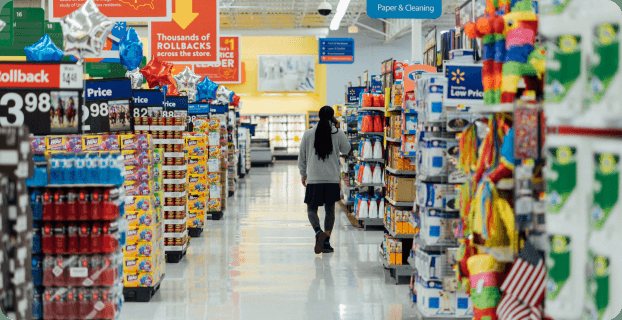 Supermarket aisle