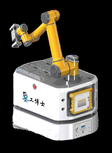 Mobile collaborative cell, tray feeding