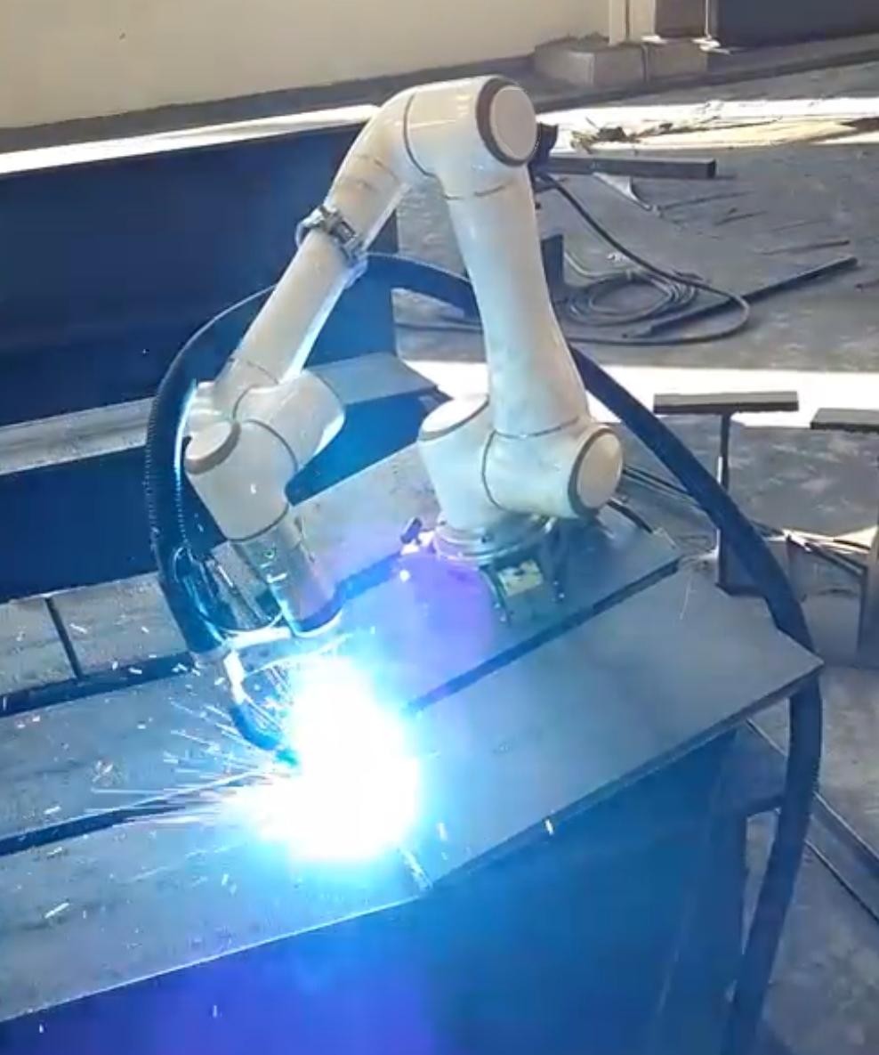 On-site steel structure welding