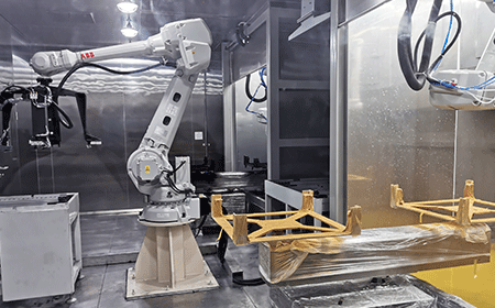 Aerospace robotic spraying application c