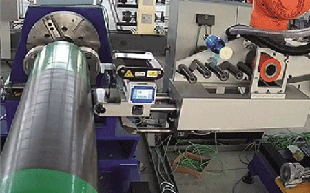 8-axis synchronized robotic carbon fiber